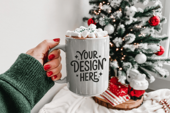 Download Christmas White Mug Mockup 76 - White mug mockup Collection