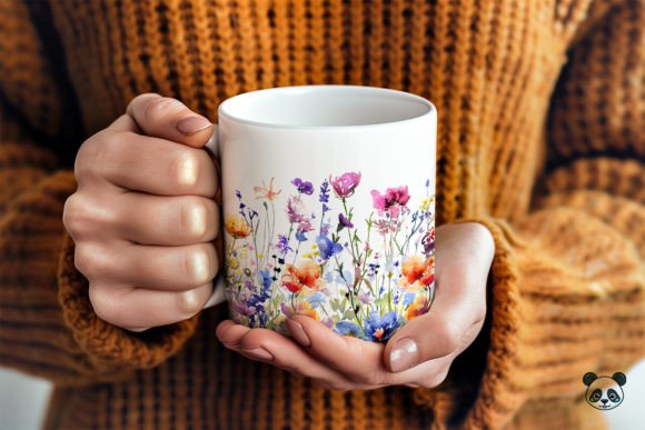Download Wildflowers Meadow Mug Wrap - Premium Resources