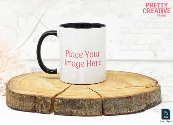 Download Black Handle Single Mug Smart Mockup - Premium Bundle