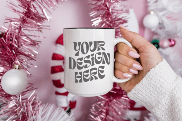 Download Christmas 11oz White Mug Mockup 25 - White mug mockup Collection