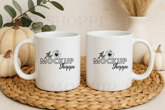 Download Front and Back 11oz White Mug Mockup - White mug mockup Collection