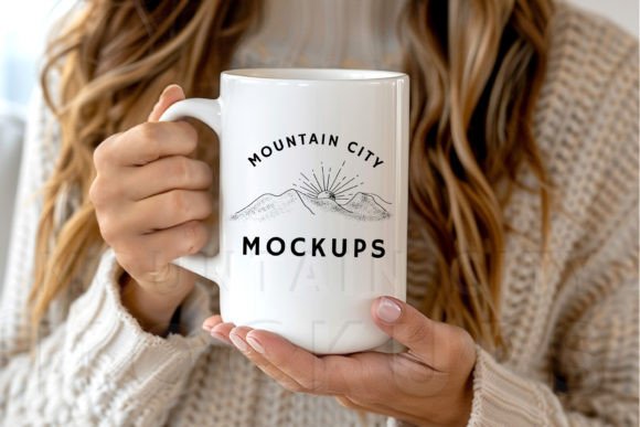 Download 15oz White Mug Mockup, Mug Model Mockup - White mug mockup Collection
