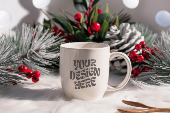Download Christmas 11oz White Mug Mockup 36 - White mug mockup Collection