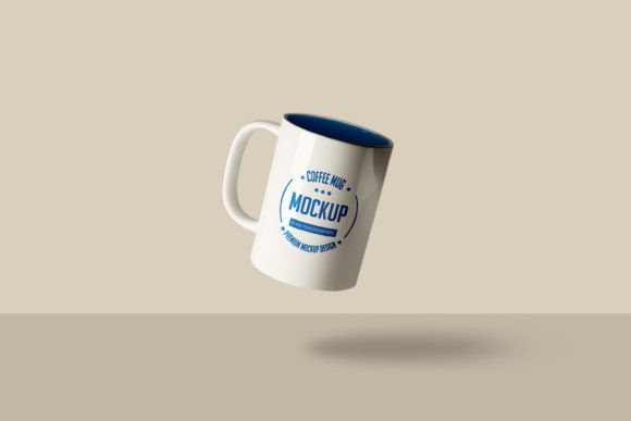 Download White Mug Mockup on Color Background - White mug mockup Collection