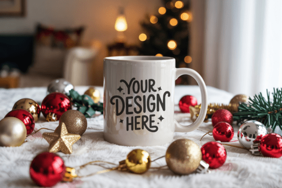 Download Christmas White Mug Mockup 74 - White mug mockup Collection