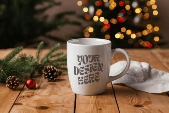 Download Christmas 11oz White Mug Mockup 37 - White mug mockup Collection