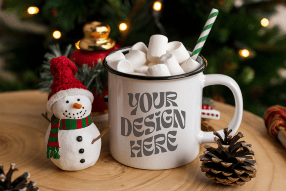 Download Christmas 11oz White Mug Mockup 38 - White mug mockup Collection