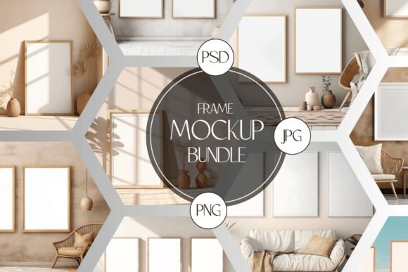 Download PSD Mockup Frame Bundle - Psd mockup frame Collection