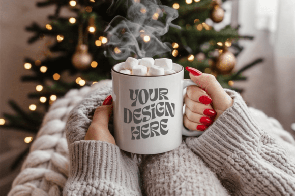 Download Christmas 11oz White Mug Mockup 27 - White mug mockup Collection